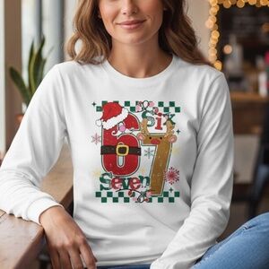 67 Christmas T-shirt Women or Men Any Size S M L XL XXL White or any color